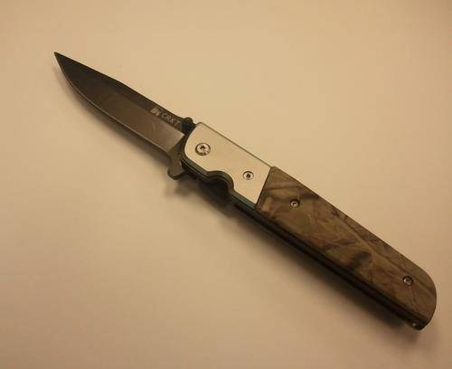 Crkt Folding Spring Blade Camo Knife