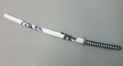 Blue Dragon Samurai Sword 100cm white