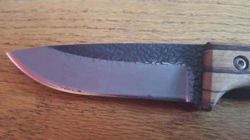 Fixed Blade 0100 Hunting Knife with Leather Sheath