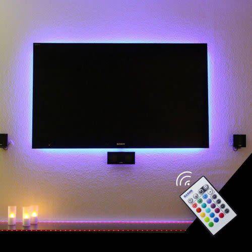 2M USB RGB LED 5050 Strip Light 16 Colours With Remote Control