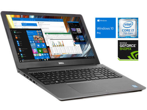 Dell Vostro Laptop - Intel i7 - 4GB nVidia Graphics - 15.6 FHD - 256GB + 1TB - 8GB