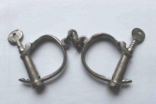 Vintage SAP or SARP circa 1950's - 1960's Handcuffs