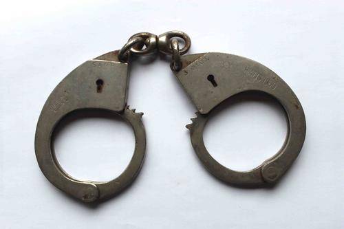 Vintage South African Railway Police Handcuffs circa 1960's