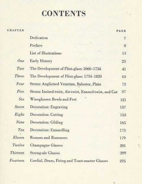 A BOOK on English, Scottish & Irish TABLE GLASS. (Reference)