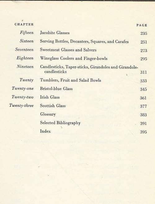 A BOOK on English, Scottish & Irish TABLE GLASS. (Reference)