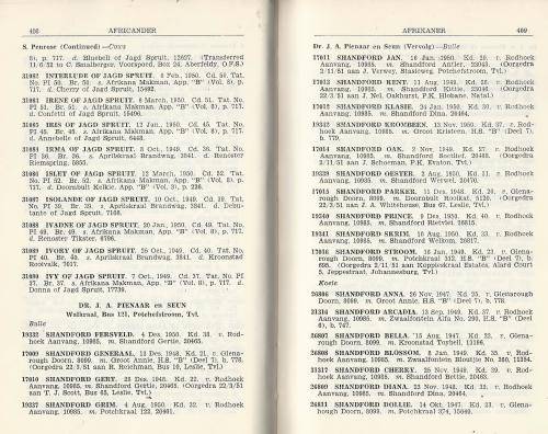 Afrikanerbees Stamboek. Deel 10: Registrasies: Jul 1950 - Junie 1952.