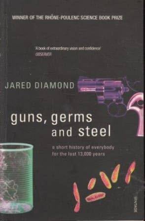 guns, germs and steel. Jarred Diamond. Condition: Almost new.