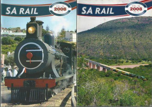 SA Rail. 4 copies. 2008. No 1-4. Price is or all 4.