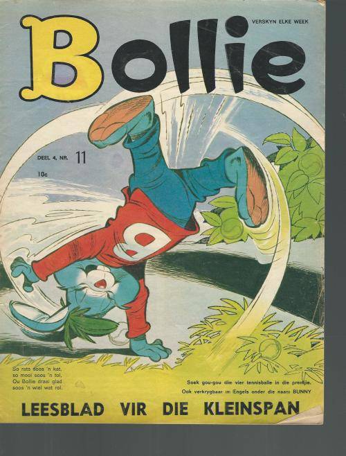 BOLLIE. Leesblad vir die kleinspan (deel 4, nr 11). Skaars.