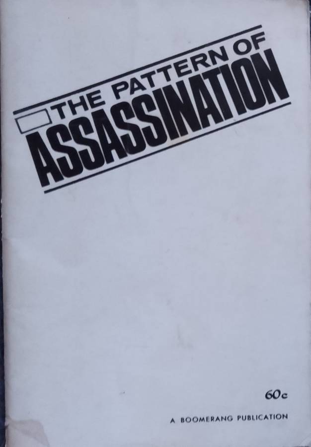 The Pattern of Assassination - Noel Crowd & Count Revo.  Verwoerd murder.