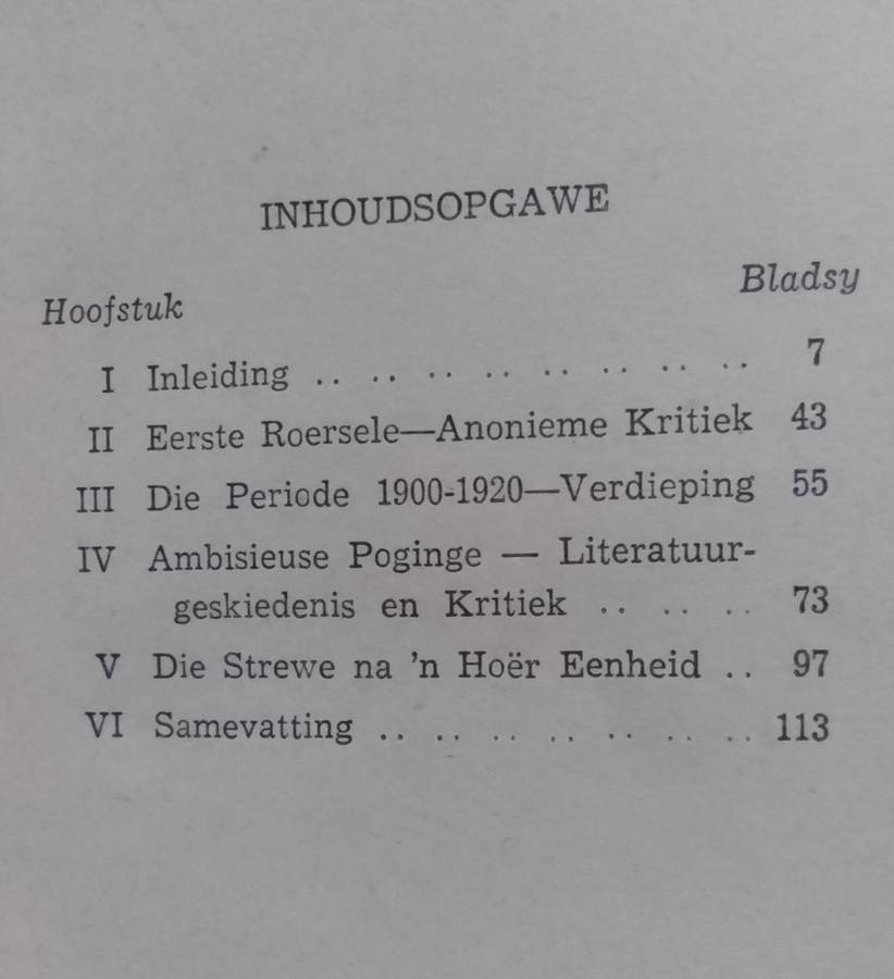 Arikaanse Letterkunde Kritiek - Dr G.S. Nienaber. Tweede Trek reeks. No. XI .
