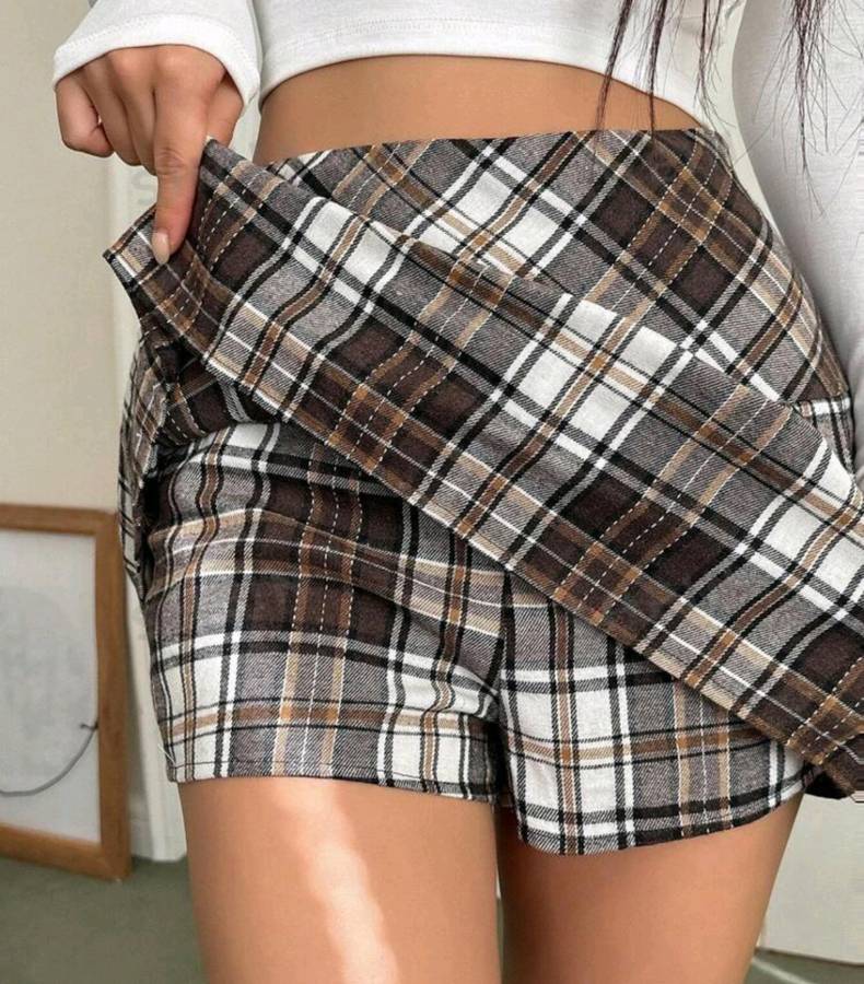 Vintage Plaid Pleated Skirt XL but Medium Fit