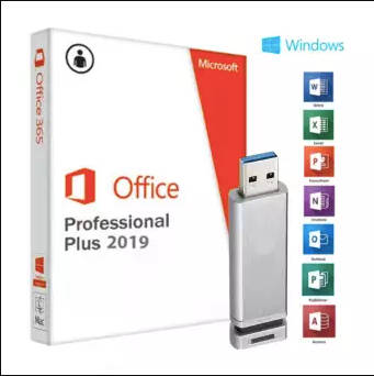 Office 2019 Professional Plus on USB - Shipping included - Genuine Lifetime License
