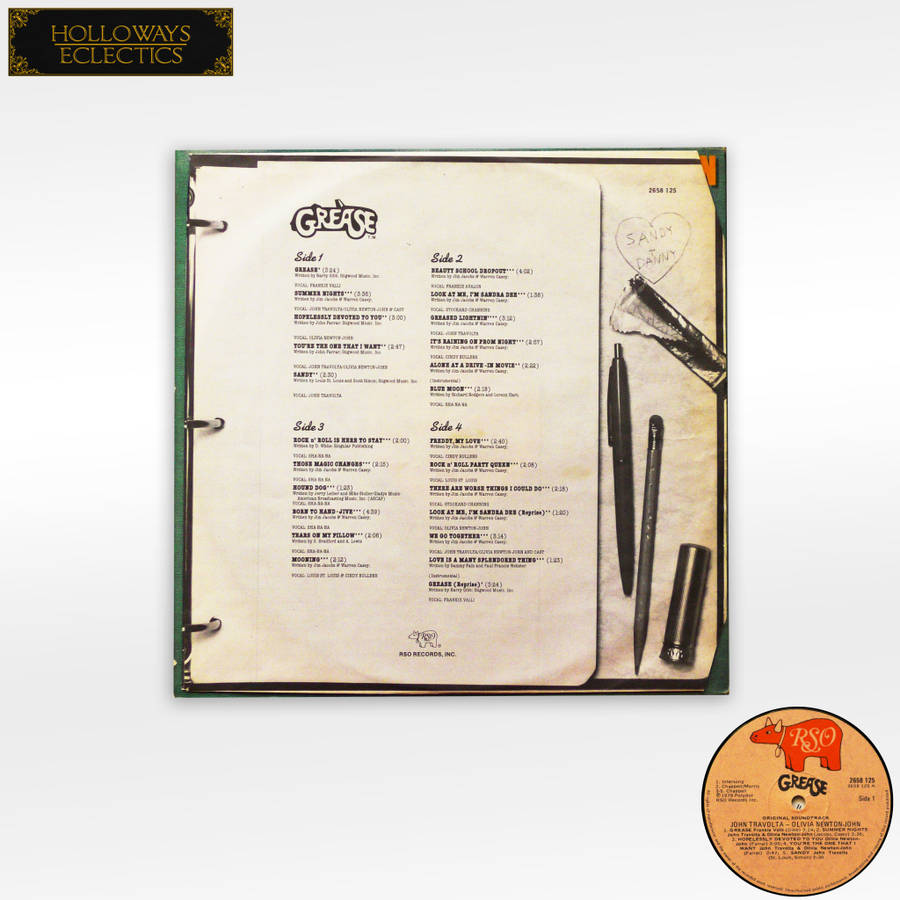 Grease Double Vinyl LP