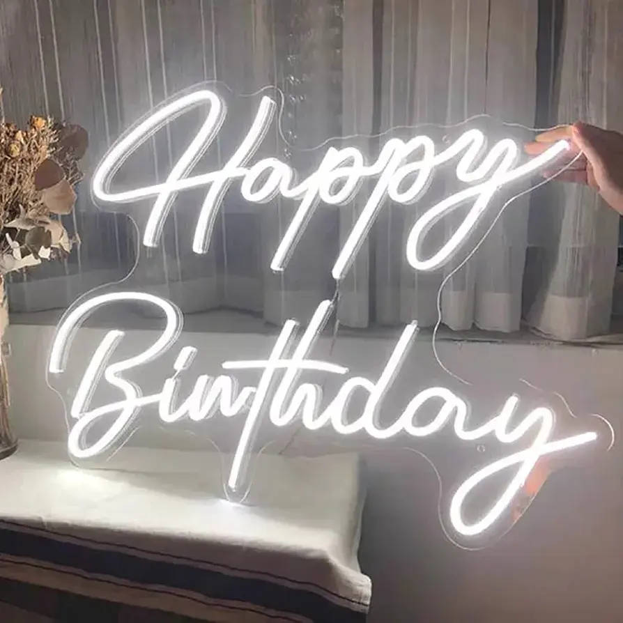 Happy Birthday Led Light Sign
