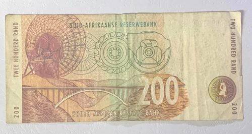 Tito Mboweni R200 (Recalled by Reserve Bank) - issued before 2005.