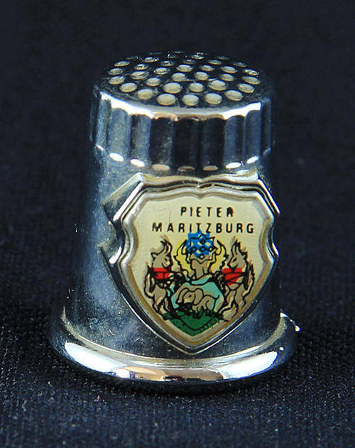 "Pietermaritzburg" SOUVENIR THIMBLE.