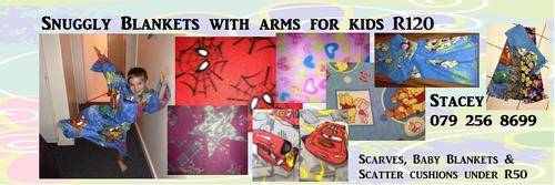 Kids Snuggly Blankets with Arms