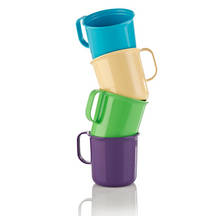 Tupperware Blossom Drinking Mugs (350ml x 4) FREE SHIPPING!!