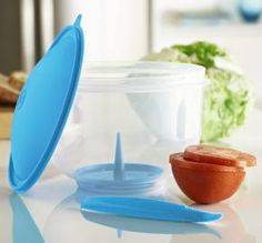 Tupperware Crisp-It with Spike (2.5l) FULL BLUE WITH FREE CORER