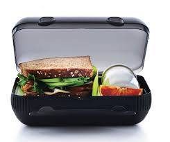 Tupperware On-the-Go Luncher BLACK OR MANGO