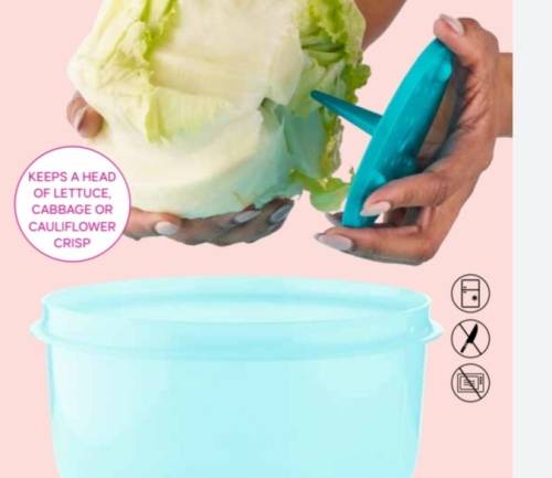 Tupperware Crisp-It with Spike (2.5l) BLUE