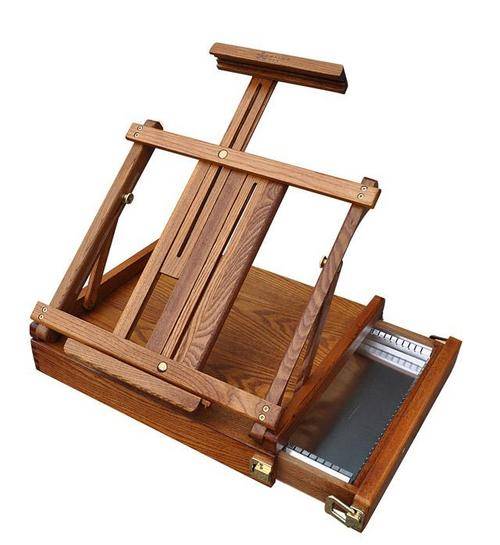 Renoir multi medium box easel - metal lined drawer