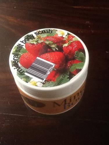 Mineral Salt Body Scrub 500G For Shower & Bath use. Skin Care Product.