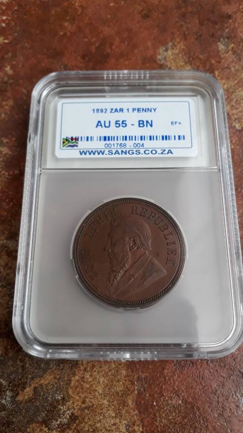 1892 ZAR Penny