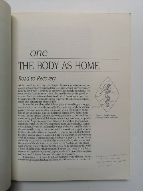 The Knowing Body: Elements of Contemporary Performance and Dance: by Steinman, Louise