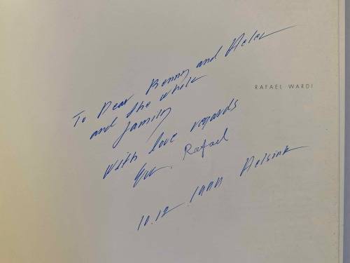 Rafael Wardi (Inscribed by artist)