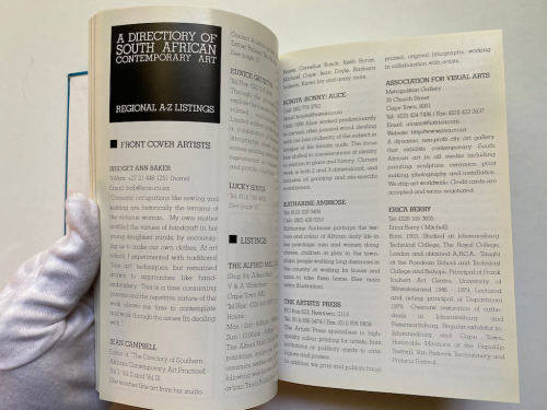 A Directory Of Southern African Contemporary Art Practices Vols 1,2,3