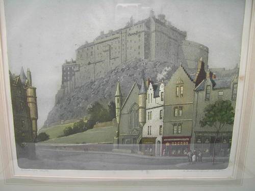 Signed Artist's Proof of Edinburgh Castle