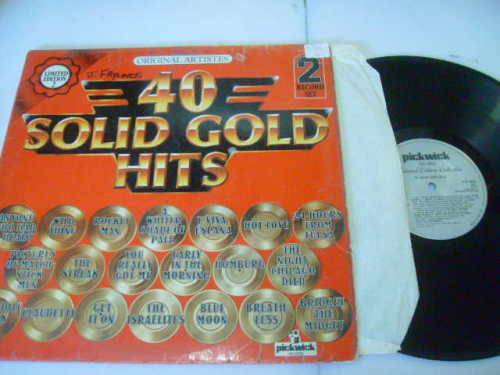 40 SOLID GOLD HITS-LP/VINYL/SLEEVE/COVER-G++