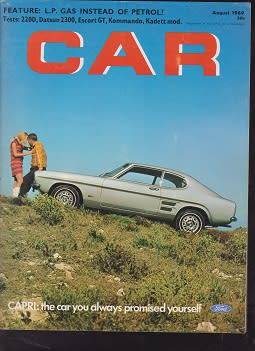car magazine-aug 1969-100% in tact-see scan-vintage