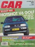 CAR MAGAZINE-OCTOBER 1993-SEE  SCAN-VERY GOOD CONDITION