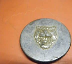 JAGUAR XJ6 1970'S WHEEL HUB CAP EMBLEM