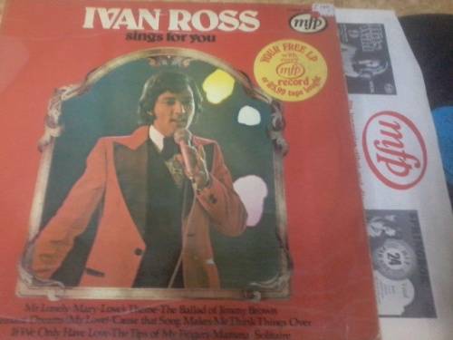 IVAN ROSS-SINGS FOR YOU-LP/VINYL RECORD-VG+