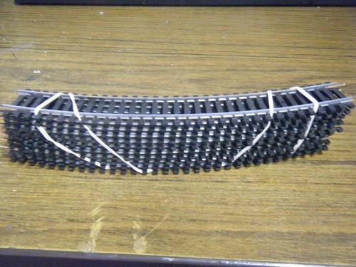 LIMA ITALY-R=360-< 36 DEGREE BENDS-20 CM-10X TRACKS-GOOD CONDITION-10 in THE BUNDLE