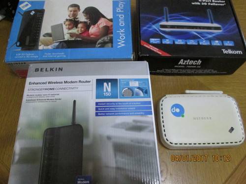 4x  modem bundle!!!! BARGAIN!!!! FREE SHIPPING!!!!