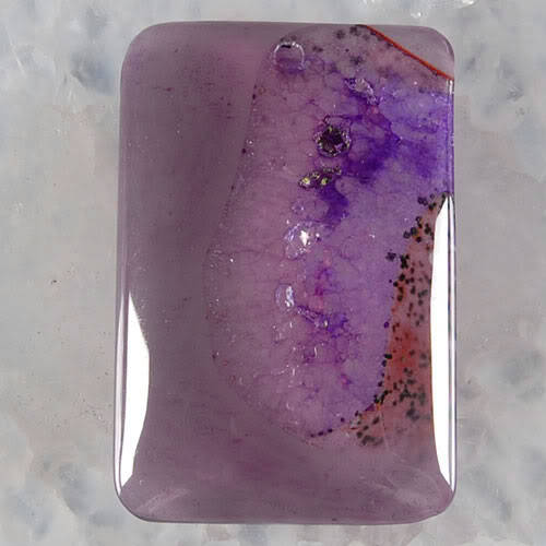 NEW PURPLE DRUZY AGATE PENDANT