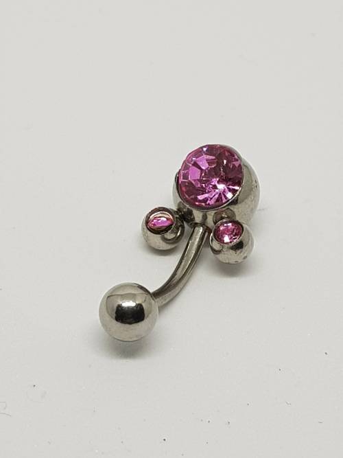 Pink bellyring