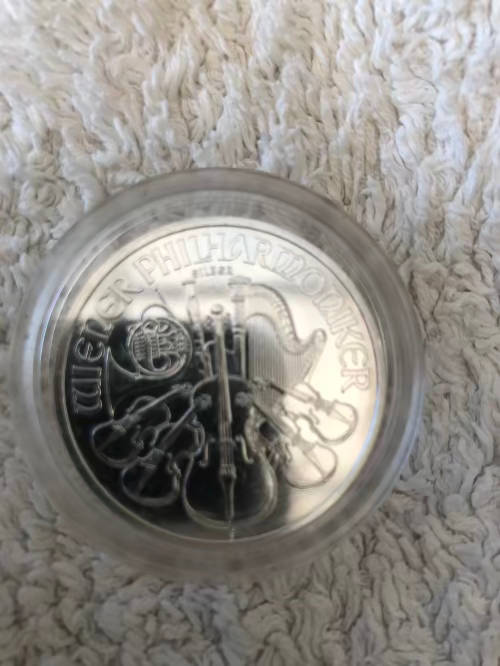 1 Oz silver Austrian Philharmonic coin (Low Start Price)