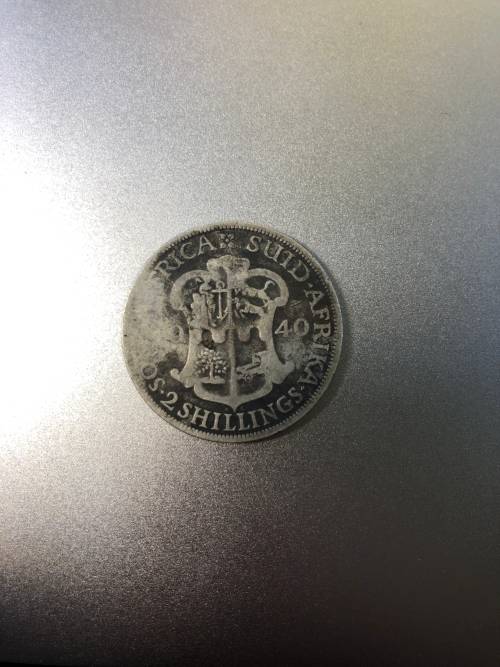 1940 South Africa 2 Shillings (Rare coin) Low Start Price