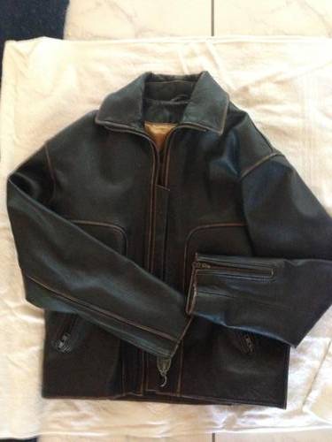 Wow!!Stunning mens genuine leather jacket - a classic