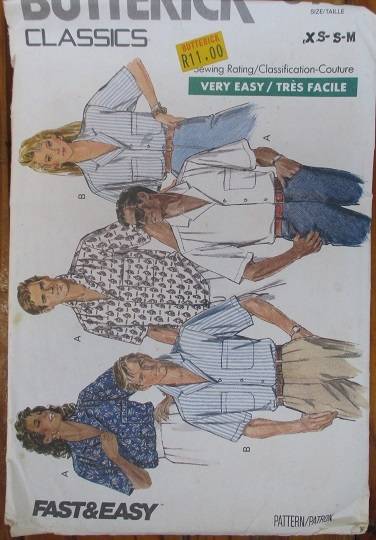 BUTTERICK PATTERN 6130 SIZE XS-M