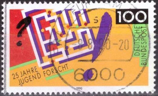 GERMANY 1990 Youth Research UNH CV R19.80 SG 2302