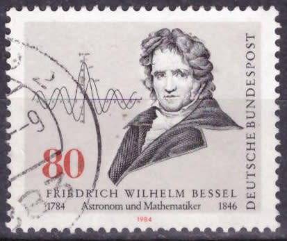 GERMANY 1984 The 200th Anniversary of the Birth of Friedrich W.Bessel UNH SET CV R16 SG2067