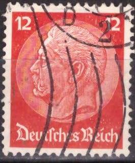 GERMAN REICH 1932 Paul von Hindenburg ULH CV R13.20 SG 480