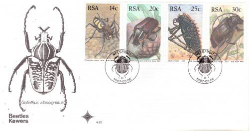RSA FDC 1987 Beetles